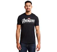 Marvel Herren Avengers Endgame Logo T-Shirt Not Applicable, Schwarz (Black Blk), X-Large