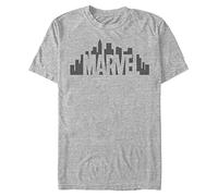 Marvel Herren Big & Tall Skyline Logo, Athletic meliert, 3XL/Tall
