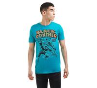 MARVEL Herren Black Panther Combat T-Shirt, Jadekuppel, L