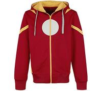 MARVEL Herren Civil War-Captain America Vs Iron Man Hoodie, rot, XL