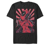 Marvel Herren Close Heart Pool T-Shirt, Schwarz, 5X-Groß