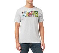 MARVEL T-Shirt Comic Strip Logo hellgrau M