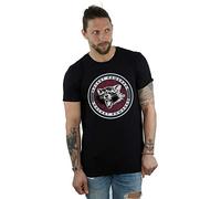Marvel Herren Guardians of the Galaxy Rocket Powered T-Shirt Medium Schwarz