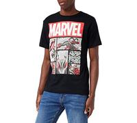 Marvel Herren Heroes Comics T-Shirt, Schwarz (Black Blk), XX-Large