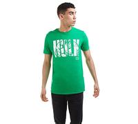 Marvel Herren Hulk Text T Shirt, Grün (Irish Green Grn), M EU