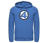 Marvel Herren Klassisches Kostüm Kapuzenpullover, Königsblau, 2X