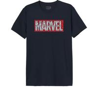 Marvel Herren Memarcots294 T-Shirt, Marineblau, XXL