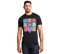 Marvel Herren Pop Art Spidey-Mens XLG T-Shirt, Schwarz (Black Blk), X-Large