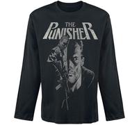 MARVEL Herren Punisher Gewehr T-Shirt Gr. M, Schwarz