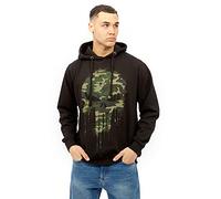 MARVEL Herren Punisher Skull Camo Skate-Kapuzenpullover, Schwarz, XXL