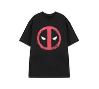 Marvel Herren Schwarz T-Shirt | Superheld Kurzarm Grafik T-Shirt | Ikonisches Comics Character Print Shirt für Männer - Captain America, Iron Man, Spider-Man | Merchandise Geschenk für Fans