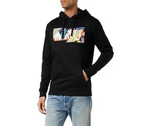 Marvel Herren Scrapbook Logo Hoodie Kapuzenpullover Not Applicable, Black, X-Large