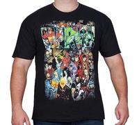 Marvel Herren Team Ups Group Shot T-Shirt - Schwarz - 3X-Groß