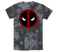 Marvel Herren Universe Deadpool Straightaway Young Men's Short Sleeve Tee T-Shirt, Schwarz/Dunkelgrau, L