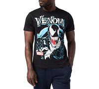 Marvel Herren Venom Anthihero T-Shirt, Schwarz (Schwarz Schwarz), L