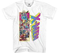 Marvel Herren X-Men Team Ups Classic Characters T-Shirt, Weiss/opulenter Garten, XX-Large