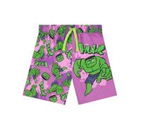 Marvel Hulk Badeshorts Jungen, Badehose Jungen und Badehose Kinder, Avengers Bademode, Lila 134