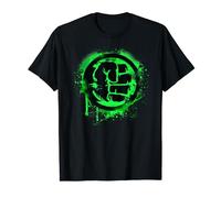 Marvel - Hulk Punch T-Shirt, Unisex Erwachsene, Schwarz, S, EU 40/42, Halbarm, T-Shirt, 1 Count, Einfarbig, Stretch, Marvel-Fans, Unisex, Jugendliche, Erwachsene mit kleineren Größen