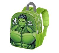 Marvel Hulk Rage-Elite 3D Rucksack, Grün, 25 x 30 cm, Kapazität 7 L