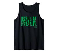 Marvel Hulk Text Green Tank Top