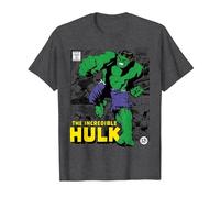 Marvel Hulk The Incredible Hulk T-Shirt, Herren, Anthrazit Meliert, S