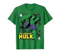 Marvel Hulk The Incredible Hulk T-Shirt, Herren, Dunkelgrün, L