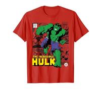 Marvel Hulk The Incredible Hulk T-Shirt, Herren, Rot, M