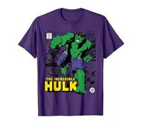 Marvel Hulk The Incredible Hulk T-Shirt, Herren, Violett, L