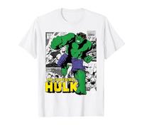 Marvel Hulk The Incredible Hulk T-Shirt, Herren, Weiß, 5XL