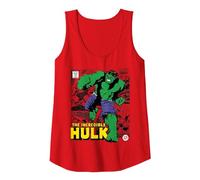 Marvel Hulk The Incredible Hulk Tank Top, Damen, Rot, S