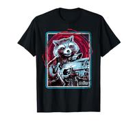 Marvel Infinity War Rocket Raccoon Digital Abstract T-Shirt T-Shirt