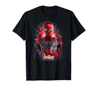 Marvel Infinity War Spider-Man Web Portrait Graphic T-Shirt T-Shirt