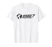 Marvel Iron Man Stark Industries Logo Black T-Shirt