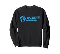 Marvel Iron Man Stark Industries Logo Blue Sweatshirt