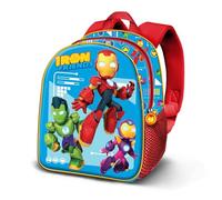 Marvel Iron Man Tech-Elite 3D Rucksack, Blau, 25 x 30 cm, Kapazität 7 L