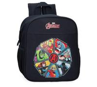 Joumma Marvel Avengers to The Power, Kindergarten-Rucksack, Schwarz, 21 x 25 x 10 cm, Polyester, 5,25 l, Schwarz, Kindergarten-Rucksack
