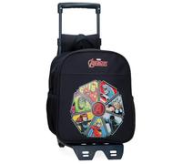 Marvel Joumma Avengers To The Power, Kindergarten-Rucksack, Schwarz, 23 x 25 x 10 cm, Polyester, 5,25 l, Schwarz, Kindergarten-Rucksack