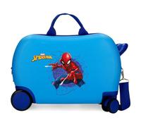 Joumma Marvel Spiderman Action-Kinderkoffer, Blau, 45 x 31 x 20 cm, starr, 1,8 kg, seitlicher Kombinationsverschluss, ABS, 1,8 kg, 27,9 l, Handgepäck, blau, Talla única, Kinderkoffer