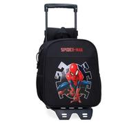 Marvel Joumma Spiderman Attack Kindergartenrucksack, Schwarz, 23 x 25 x 10 cm, Polyester, 5,25 l, Schwarz, Kindergarten-Rucksack