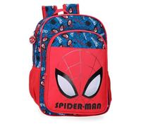 Marvel Joumma Spiderman Authentic Schulrucksack, Rot, 30 x 40 x 13 cm, Polyester, 15,6 l, rot, Schulrucksack