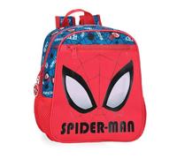 Marvel Joumma Spiderman Authentic Vorschulrucksack, anpassbar an Trolley, rot, 23 x 28 x 10 cm, Polyester, 6,44 l, rot, Vorschulrucksack, anpassbar an Trolley