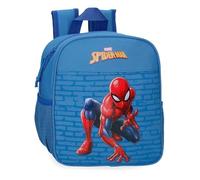 Marvel Joumma Spiderman, Vorschulrucksack, Blau, 21 x 25 x 10 cm, Polyester, 5,25 l, blau, Talla única, Vorschulrucksack