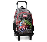 Marvel Joumma Team Avengers Schulrucksack, Schwarz, 28 x 42 x 14 cm, PVC, 16,46 l