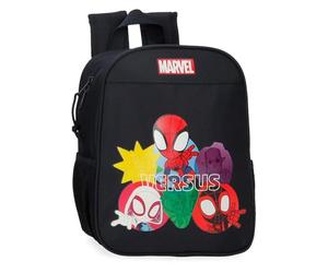 Marvel Joumma Versus Vorschulrucksack, Schwarz, 21 x 25 x 10 cm, Polyester, 6,44 l, Schwarz, Talla única, Kindergarten-Rucksack