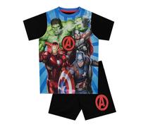 Marvel Jungen Avengers Schlafanzug Blau 122