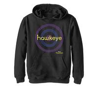 Marvel Jungen Bullseye Target Logo Hoodie, Schwarz, M