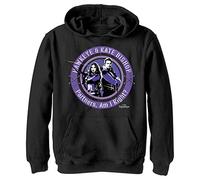 Marvel Jungen Hawkeye Hawkeye Kate Stamp Kapuzenpulli, Schwarz, S