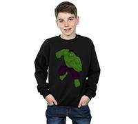 Marvel Jungen Hulk Simple Sweatshirt 5-6 Years Schwarz
