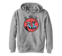 Marvel Jungen Klassischer Hoodie „be Amazing“, Athletisch Heather, XL