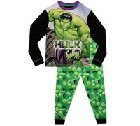 Marvel Jungen Schlafanzug The Incredible Hulk Schwarz 134